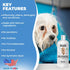 USA,16OZ Dog Shampoo, Conditioner & Detangler - Best Shampoo for Goldendoodles, Poodles & Doodles Pet Hair