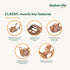 BASKERVILLE CLASSIC BASKET MUZZLE, Breathable Dog Training Muzzle for Medium Dogs, Prevents Biting and Food Waste