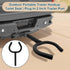 gjkldcvb 2'' Hitch Toilet Seat with Soft cushion, Portable Restroom Trailer, Heavy Duty Powder Coated Carbon Steel