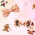 Lionheart Glory Christmas Dog Collar - Adjustable Pink Bowtie Collar for Small Dogs, Fall Gift
