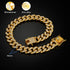 Gold Dog Chain Diamond Collar, Walking Metal Chain with Secure Buckle, Jewelry Accessories for Small Medium Large Dogs