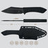 Hunting Survival Knife, 9" Full Tang Fixed Blade Knives, Camping Gear with Extra FRN Handle Scales