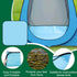 Wenfan 39.37" Camp Shower Tent Mat Non Slip Camping Mat Foldable Outdoor Shower Tent Floor Mat Portable Changing Tents