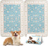 32"x48" 2 Pack Washable Pee Pads for Dogs, Rabbits & Hamsters -