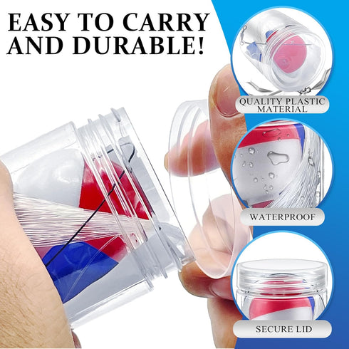 Operation Mini Fishing Kits Bulk for Christmas Child Shoebox Gift, Emergency Fishing Survival Kit with Accessories