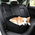 30-35 LB Garvee Dog Booster Car Seat, Comfy Dog Bed for Car with Safety Belt and Storage Pockets, Detachable Washable