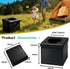 Tfulad 4-in-1 Setup, Outdoor Foldable Portable Toilet with Lid - Instant Waterproof, Odor-Proof, Emergency Camping