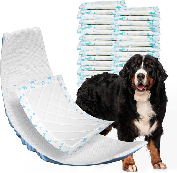 MICOOYO Dog Diaper Liners, Dog Diaper Pads, Disposable Dogs Booster Pads for