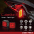 IPX6 4 CUBELITE III Smart Bike Light,Ultra-high Visibility, Auto On/Off, Dual-Channel LED Automatic Brake-Sensing