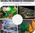 10pcs Fish Tank Planter Decor, Acrylic Plant Cup Holders for Fish Tank Supplies and Bait Feeder