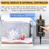 hygger Mini Submersible Aquarium Heater, 75W Digital Display for Turtle and Betta Tank