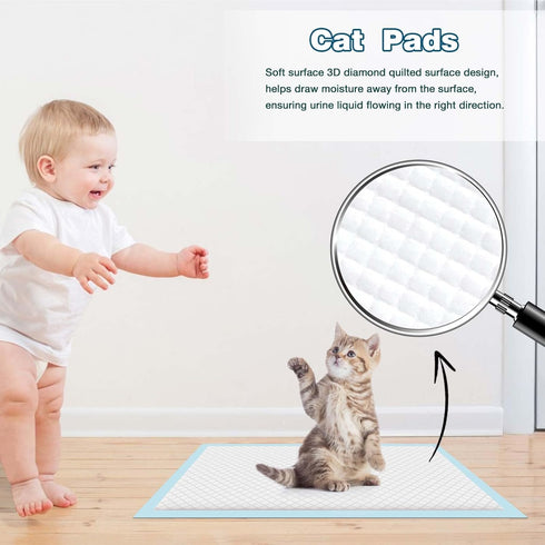 Cat Pad Refills for Tidy Cats Breeze Litter System, 25 Count, 16.9" X 11.4" Super Absorbent