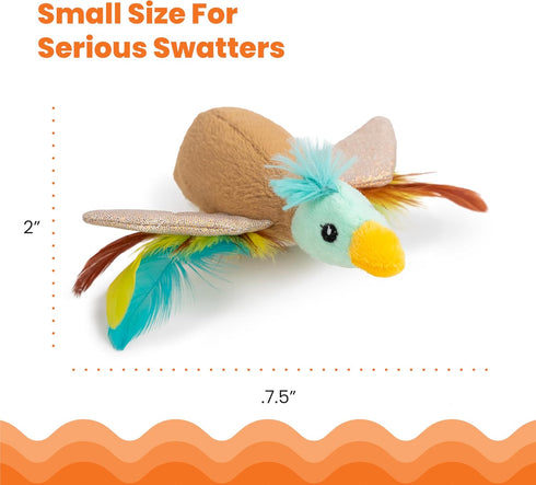 Interactive Plush Duck Cat Toy with Catnip for Playful Cats