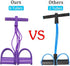 Multi-Function Resistance Band & Pedal Puller, 6-Tube Elastic Yoga Band for Abdomen/Waist/Arm/Leg Training