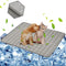 Dog Cooling Mat, Pet Cooling Pads for Dogs & Cats, Cooling Blanket for Outdoor Car Seats Beds (Grey, 22IN*28IN)