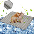 Dog Cooling Mat, Pet Cooling Pads for Dogs & Cats, Cooling Blanket for Outdoor Car Seats Beds (Grey, 22IN*28IN)