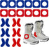 Self-Adhesive J-Bar Boot Fitting Pads & Ski Boot Fitting Foam Ankle Wrap Pads for Relieve Ankle Pressure