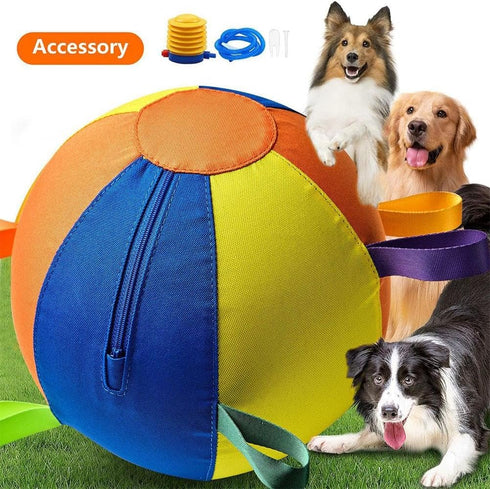 Generic Dog Toy Ball, High-Bounce & Durable Chew Toy, Large Interactive Herding Ball for Dogs,Heavy Duty Grazing Balls