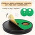 3 in 1 Rotatable Round Dog Nail Scratch Board with Treats Compartment, Stress-Free Scratch Pad for Dogs (Green)