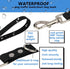 Heavy Duty Traffic Short Dog Leash - 9 Inch, 0.6 Inch Wide Waterproof PVC Dog Training Leash (Black, 9'')