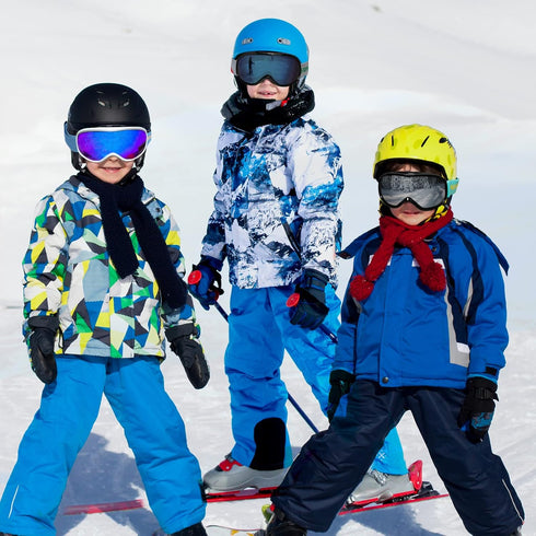 Supertrip Kids Ski Goggles, Anti-Fog Snowboard Goggles for Boys Girls Youth Age 5-15