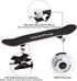WhiteFang Complete Skateboard for Beginners, 31 x 7.88, 7 Layer Canadian Maple, Double Kick Concave