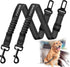 PUEENOD 2 Pack Dog Seat Belt Adjustable Dog Car Seatbelts for Vehicle Nylon