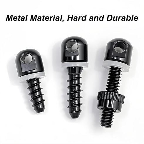 NEATABY Set, 6 Sling Swivel Studs Pieces Wood Bolt Sling Screw Mounts, Rifle or Shotgun Swivel Screws Kit