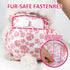 16 Count Dono Dog Diapers Female, Disposable Doggie Diapers, Super Absorbent Puppy Diapers with Adjustable Tail Hole