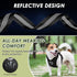 SlowTon Dog Seat Belt Harness for Car, Dog Car Harness Adjustable Mesh Breathable & Dog Seatbelt Safety Tether