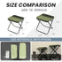 Arimanile 265 lbs Folding Camp Stool, Lightweight Foldable Camping Stool, Compact Mini Chair for Outdoor Activities
