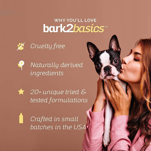 Bark2Basics 16 oz Baby Bark Puppy Shampoo for Dogs, - Naturally Derived Ingredients, Formulated for Puppies