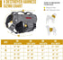 OneTigris Large Tactical Dog Harness, Adjustable No Pull Vest with Handle, Grey, Heavy Duty with Hook and Loop Panels