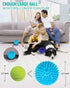 2 Pack 4.5” Heavy Duty Squeaky Dog Ball for Medium Large Dogs, Spikey Toys for Clean Teeth and Training