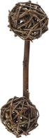 Ware Manufacturing Natural Woven Willow Small Pet Chew Toy, Barbell