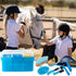 9 Cunhill Pieces Horse Grooming Kit with Organizer Curry Comb, Hard & Soft Brushes, Hoof Pick, Sweat Scraper, Sponge
