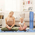 Garybank Kids Yoga Mat Set - Non-slip Exercise Mats with Fun Prints & 12 Yoga Cards for Kids