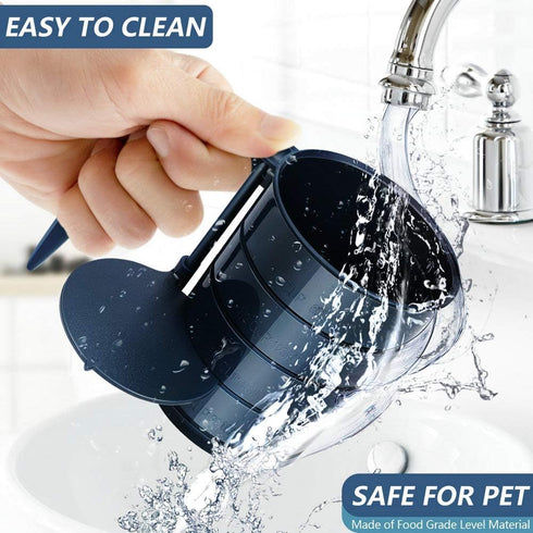 Dog Food Scoop, 4 Cup Measuring Scoop for Pets, Includes 1/4 C, 1/2 C, 3/4 C, 1 CUP for Dogs, Cats, and Birds