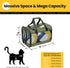 Airline Approved Cat Carrier, Soft-Sided Dog Carrier with Inner Safety Leash for Small-Medium Cats & Puppies up to 15