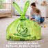 100% (140 (140 Compostable Pet Waste Disposal Bag ct.) Plant-Based Biodegradable Cat Litter Poop Waste Pick-Up Bags