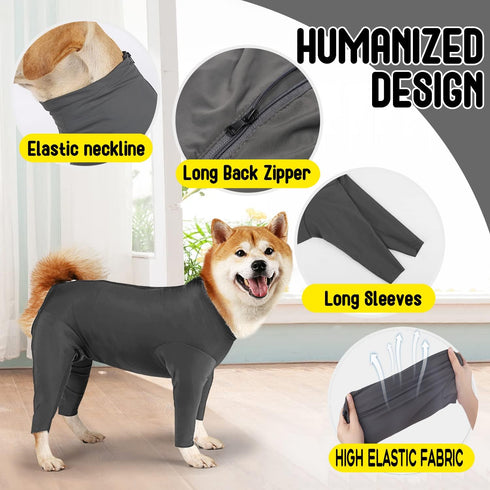 Dog Onesie After Surgery Recovery Suit for Small Medium Large Dogs, Surgical Anxiety Body Suits