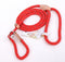Coolrunner Durable Dog Slip Rope, 5 FT Training Leash, Adjustable Nylon Leash for Small Medium Dogs (Red 2)