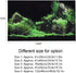 Aquarium Poster, Seafloor Water Grass Fish Background Decoration 3D PVC Self Adhesive Fish Wallpaper Sticker for Aquarium Fish Decoration(24.0 x 15.7in)