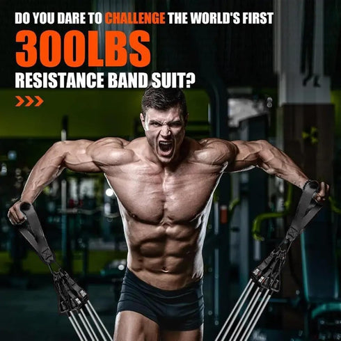 Generic Workout Bands | Fitness Elastic Band - Heavy Duty Non-Slip Strap Equipment for Physical Strength Stretching