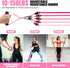 Resistance Bands with Handles for Working Out, Fitness Bands for Women, Home Gym Training Equipment