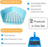 kathson Rabbit Litter Box, Pet Toilet Cage with Small Animal Cleaner Broom Brush Dustpan for Bunny
