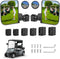 No Drilling Golf Cart Side Mirrors - HD Shatterproof Mirrors for EZGO Club Car Yamaha with Blind Spot