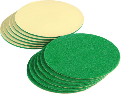 Gejoy 94 mm Hockey Paddle Pads, Self Adhesive Replacement Felt Pads for 96 mm Pushers (8)