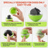 3.15 inches) Interactive Dog Toys Ball for Small & Medium Dogs, Durable Chew Toy for Aggressive Chewers, Automatic