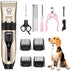 KRASS Cordless Rechargeable Persian Cat Trimmer Electric Silent Cat Trimmer with 4 Combs